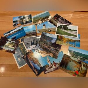 17 Assorted vintage Ontario Canadian Postcards some with stamps